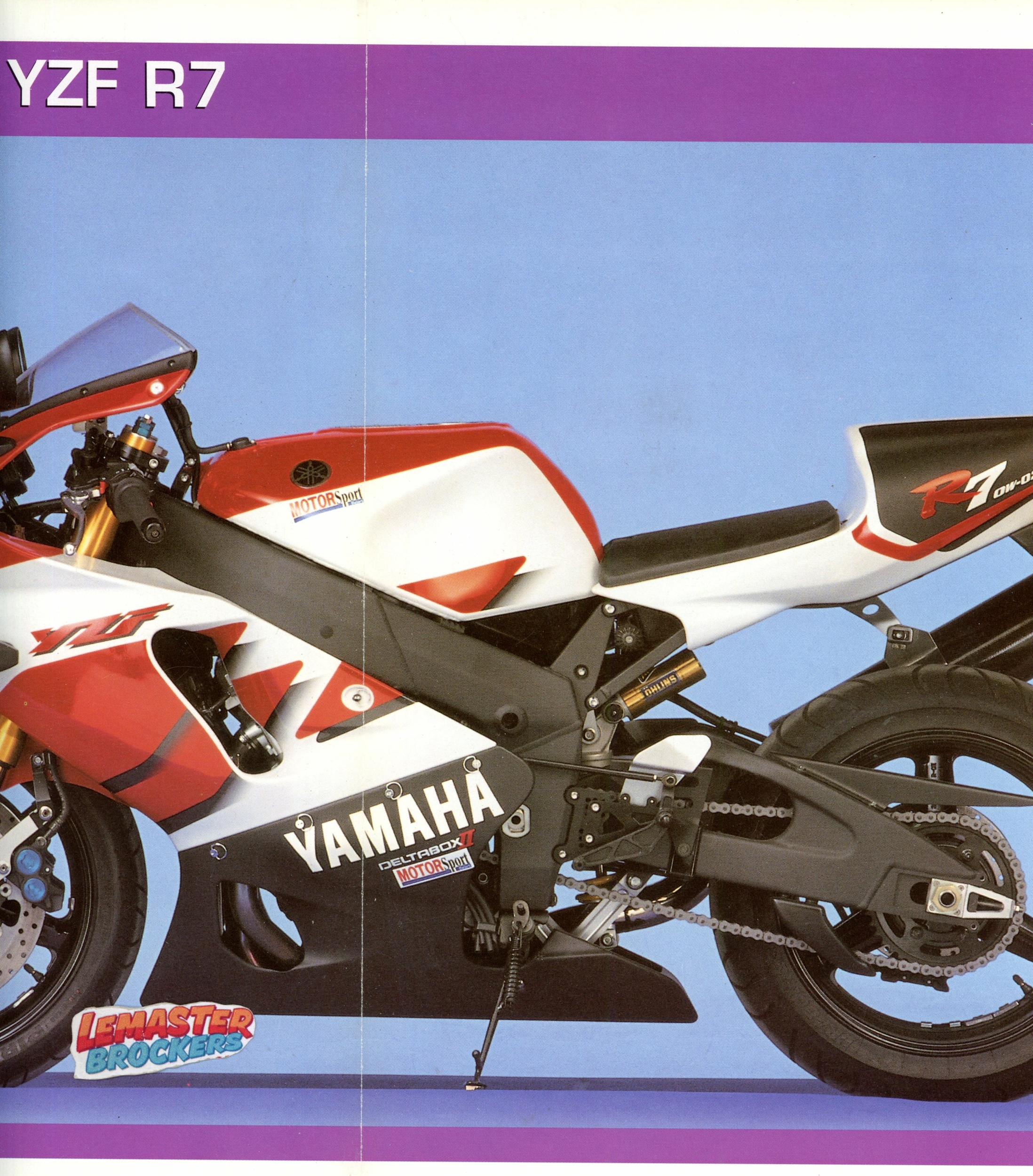 FICHE MOTO YAMAHA YZF R7