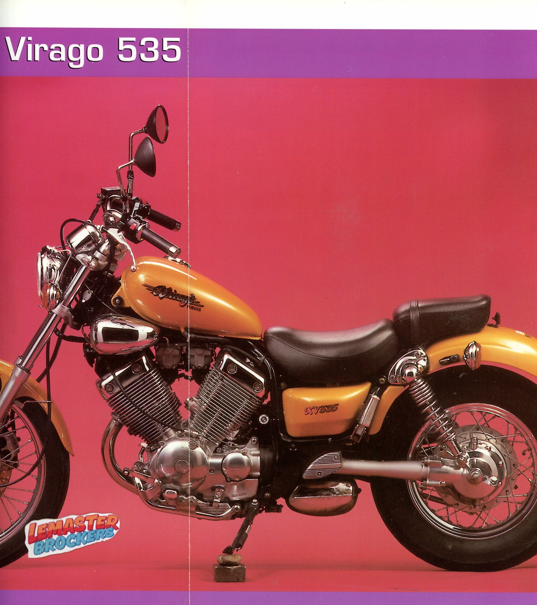 FICHE MOTO YAMAHA VIRAGO 535