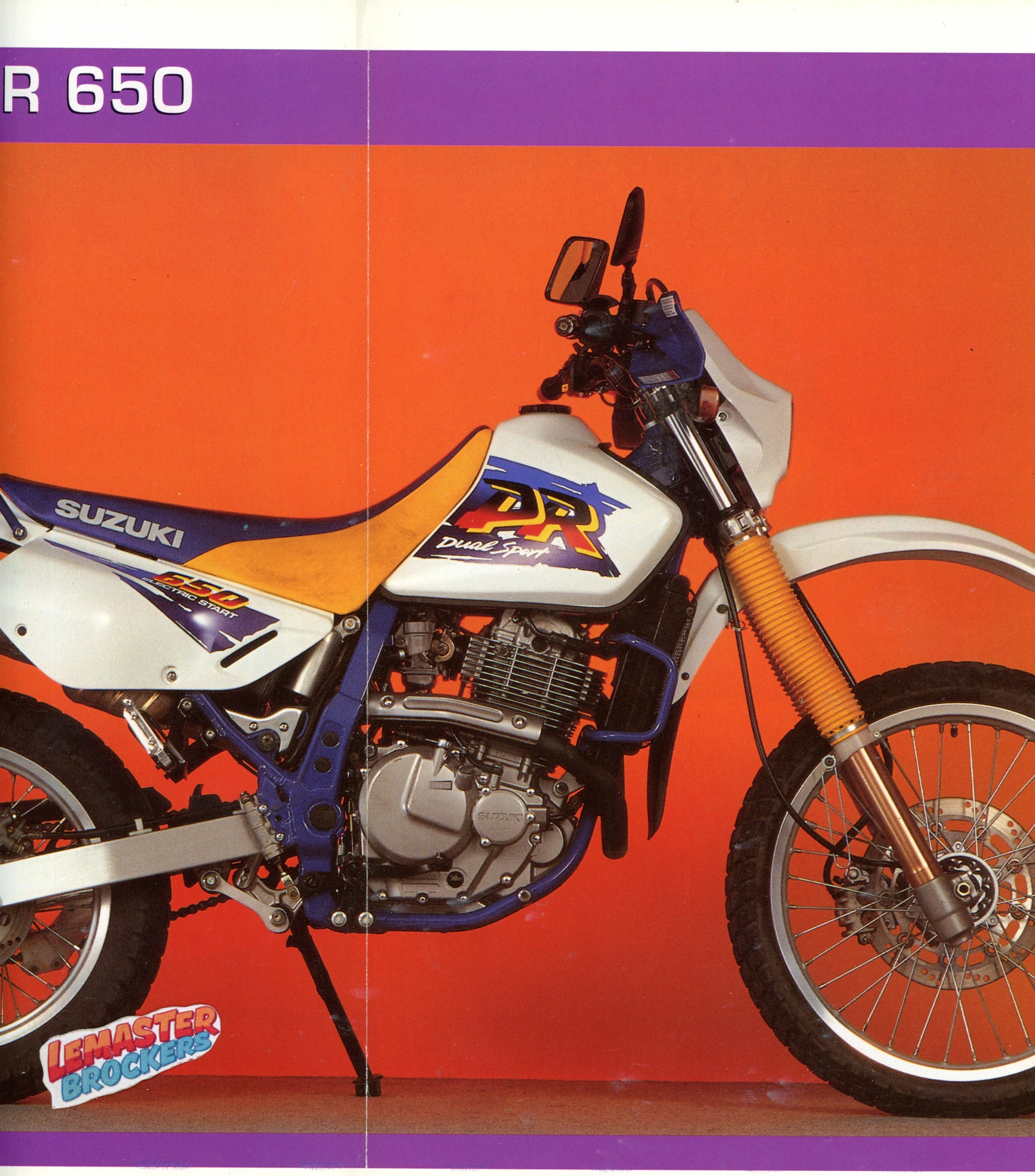 FICHE MOTO SUZUKI DR 650 - DR650