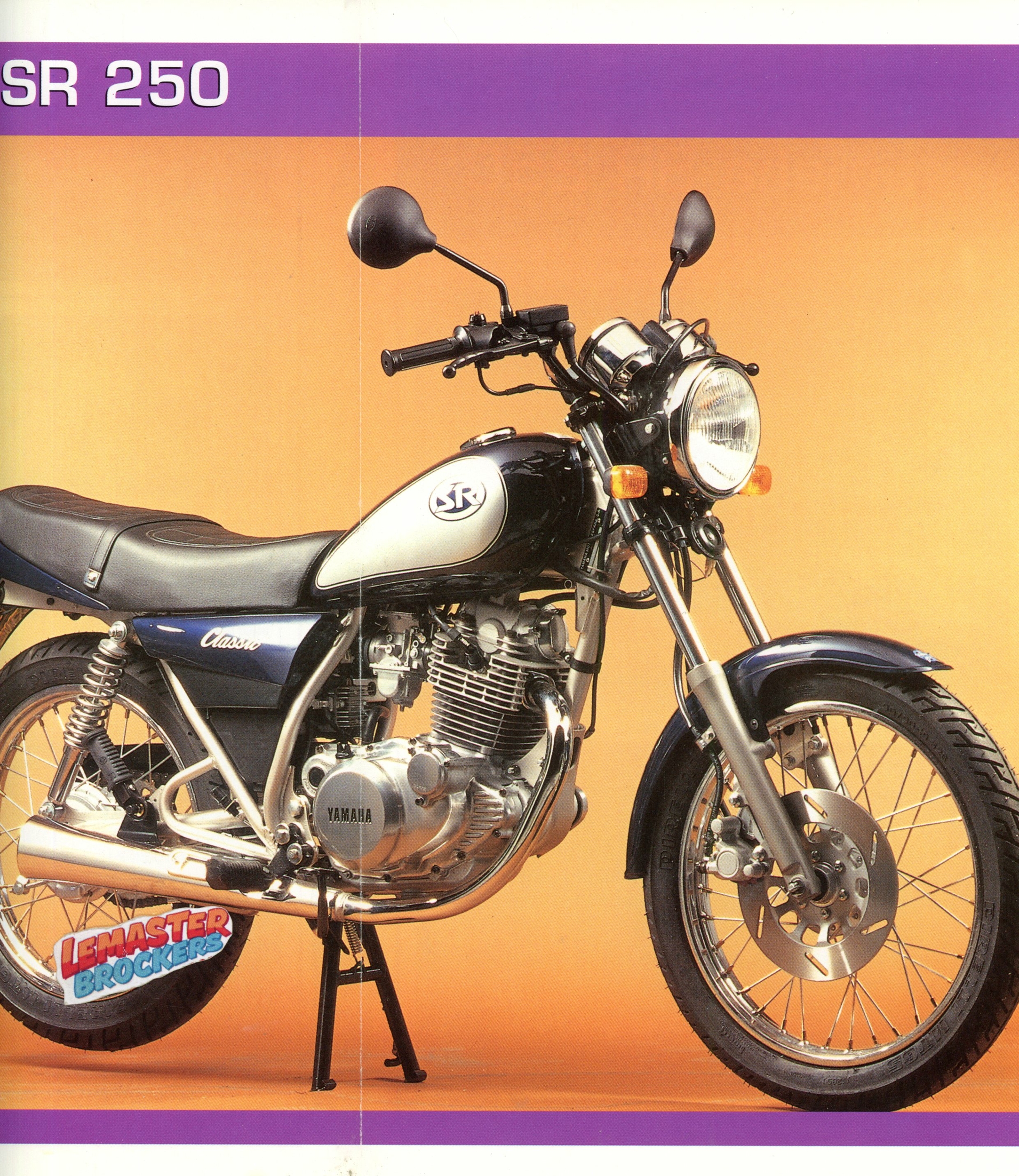 FICHE MOTO YAMAHA SR 250 / SR250