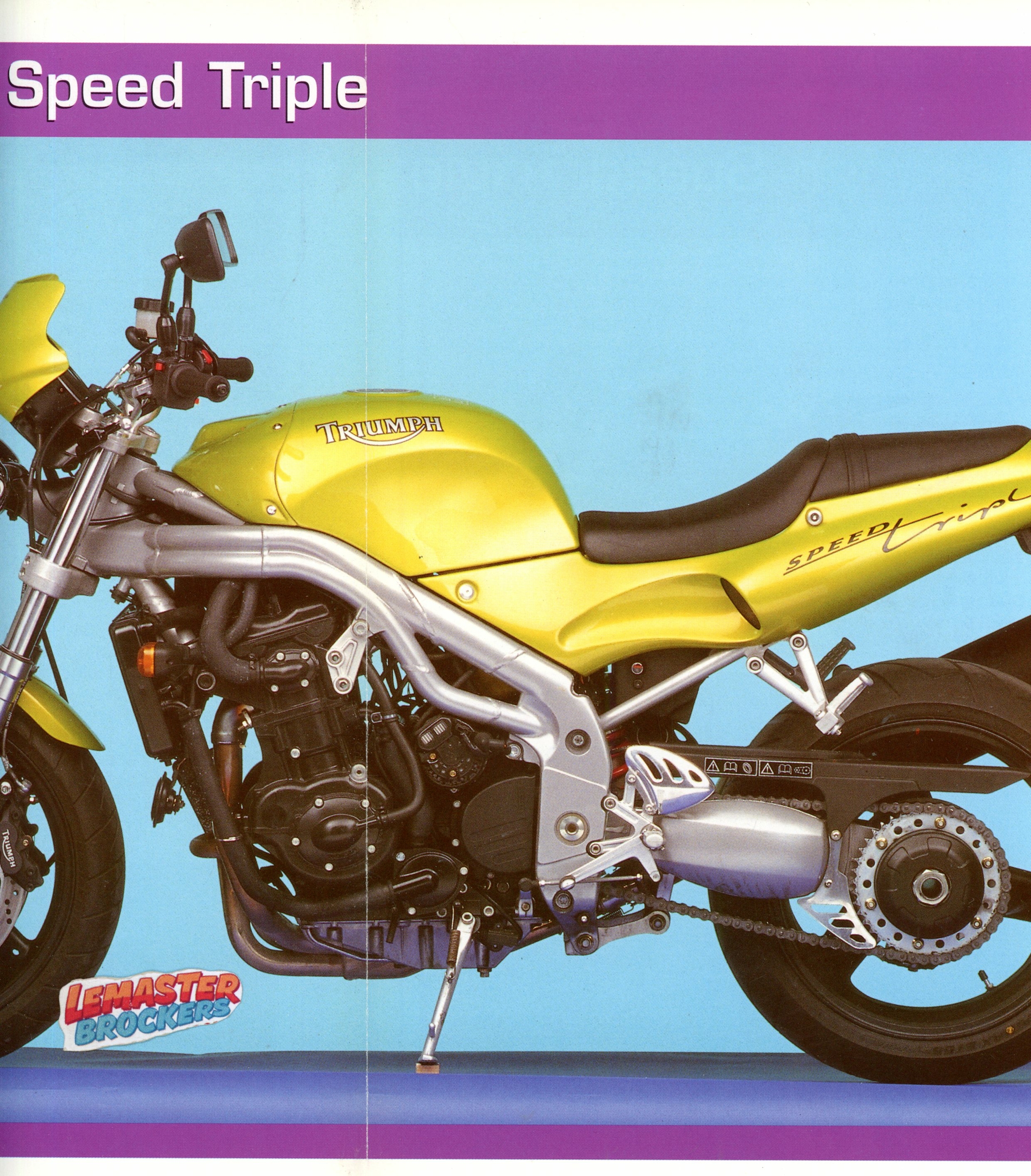 FICHE MOTO TRIUMPH SPEED TRIPLE