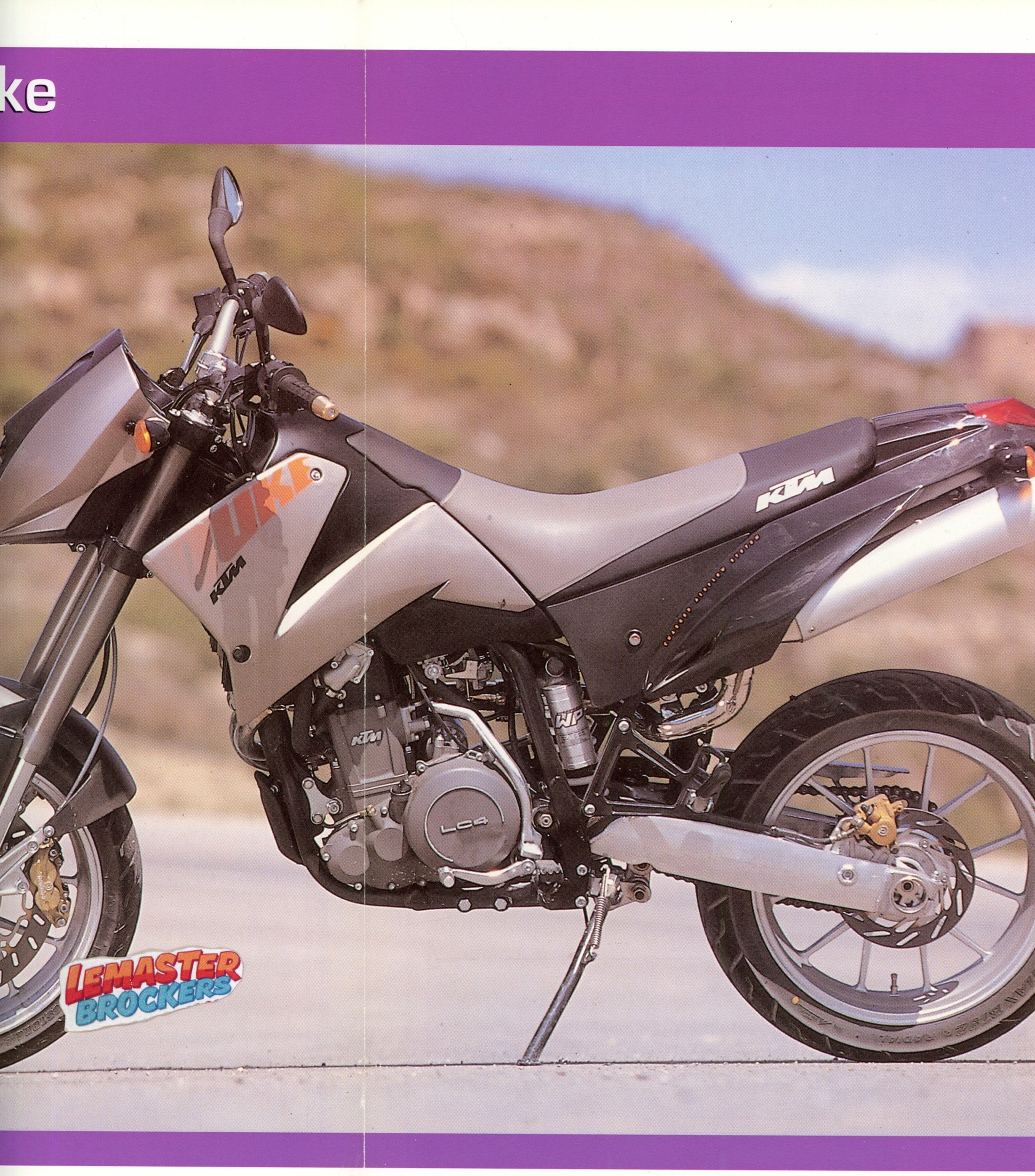 FICHE MOTO KTM DUKE 625cc