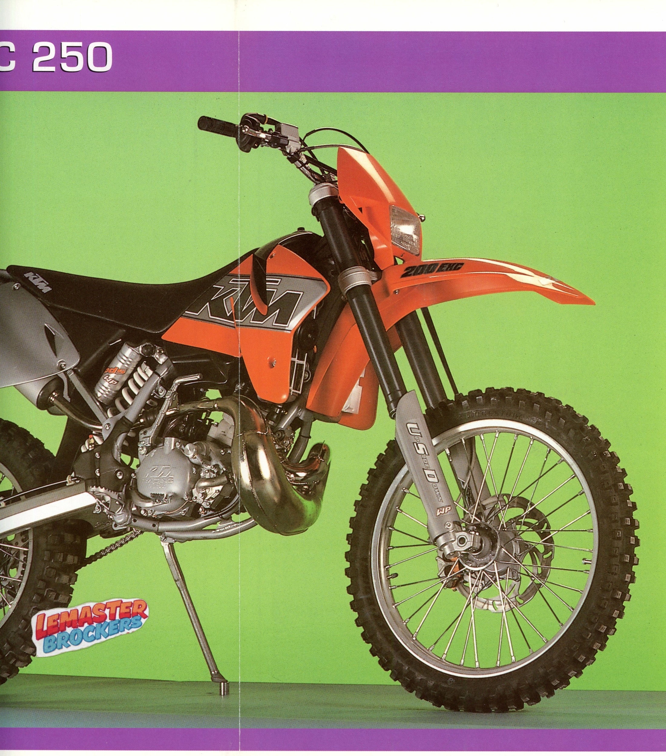 FICHE MOTO KTM EXC 250