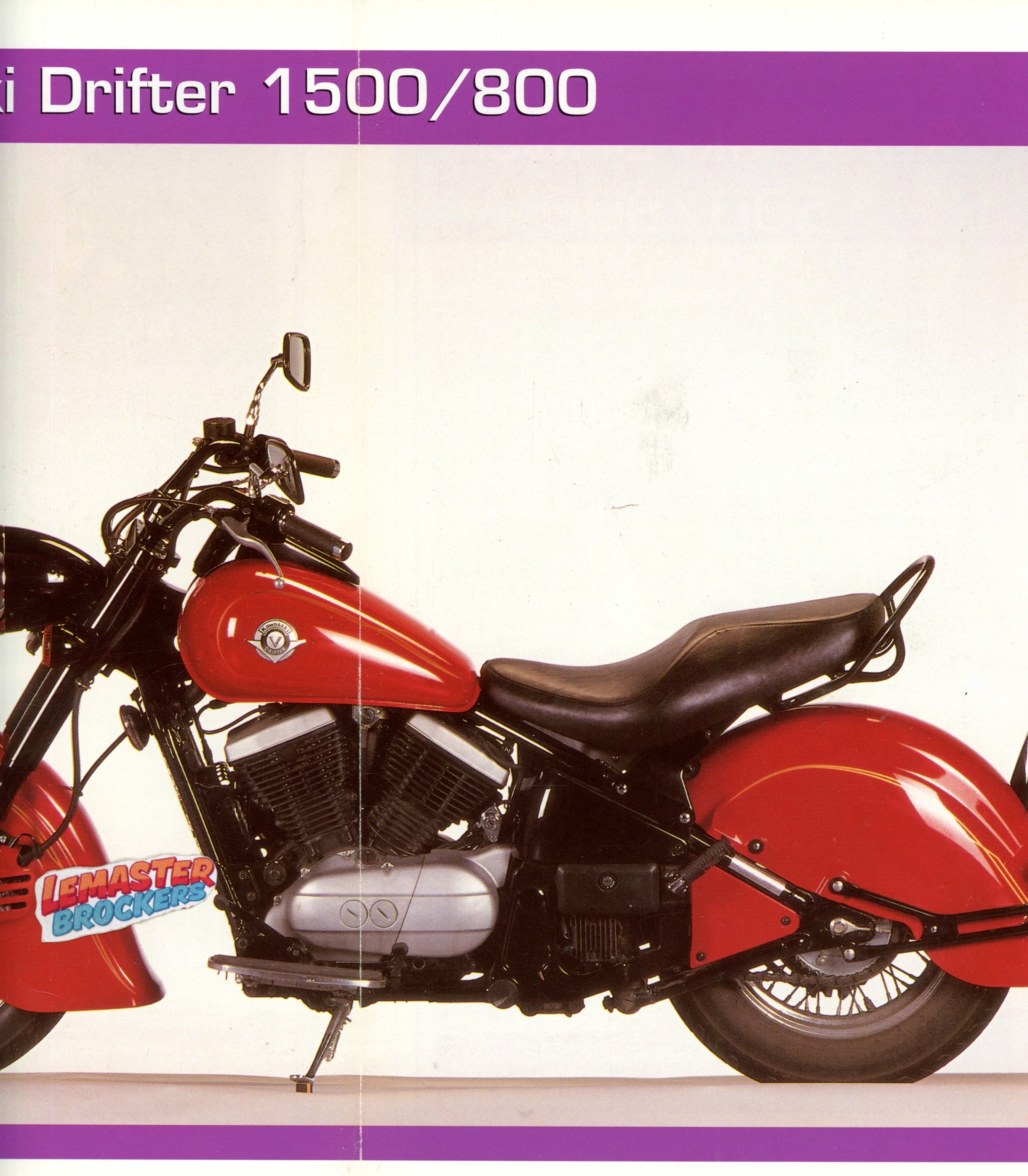 FICHE MOTO KAWASAKI DRIFTER 1500 / 800