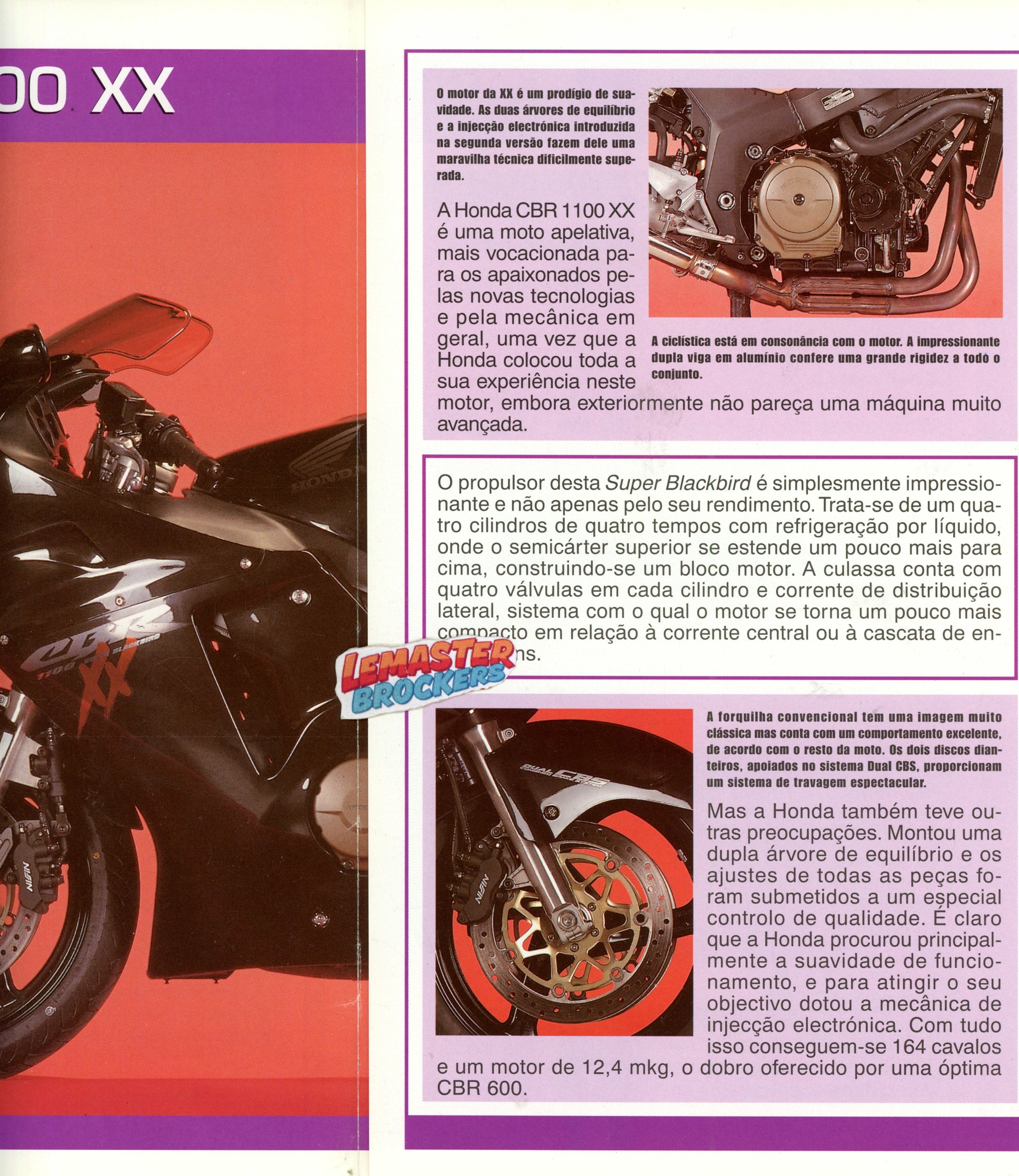 FICHE MOTO HONDA CBR1100XX