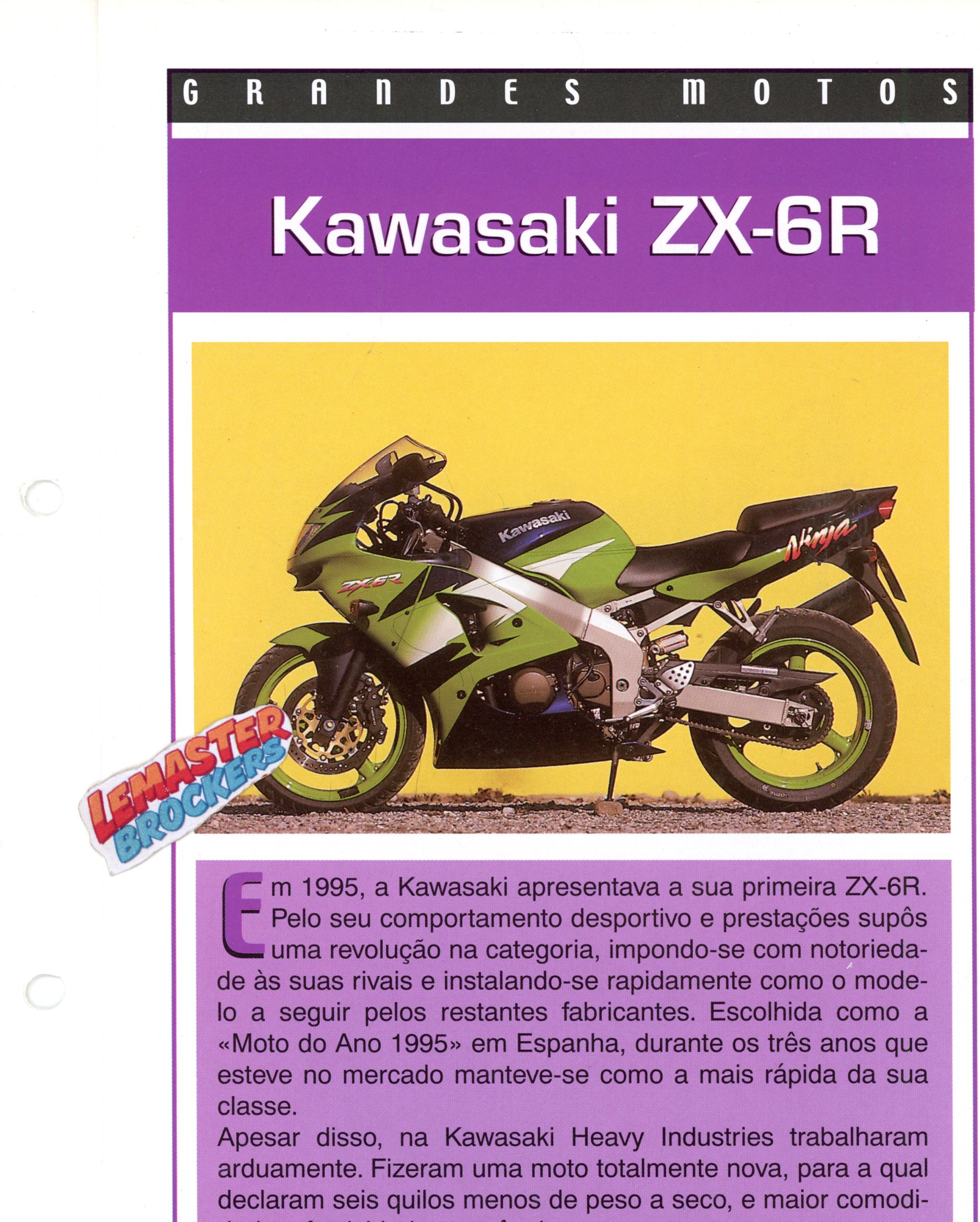 FICHE MOTO KAWASAKI ZX-6R