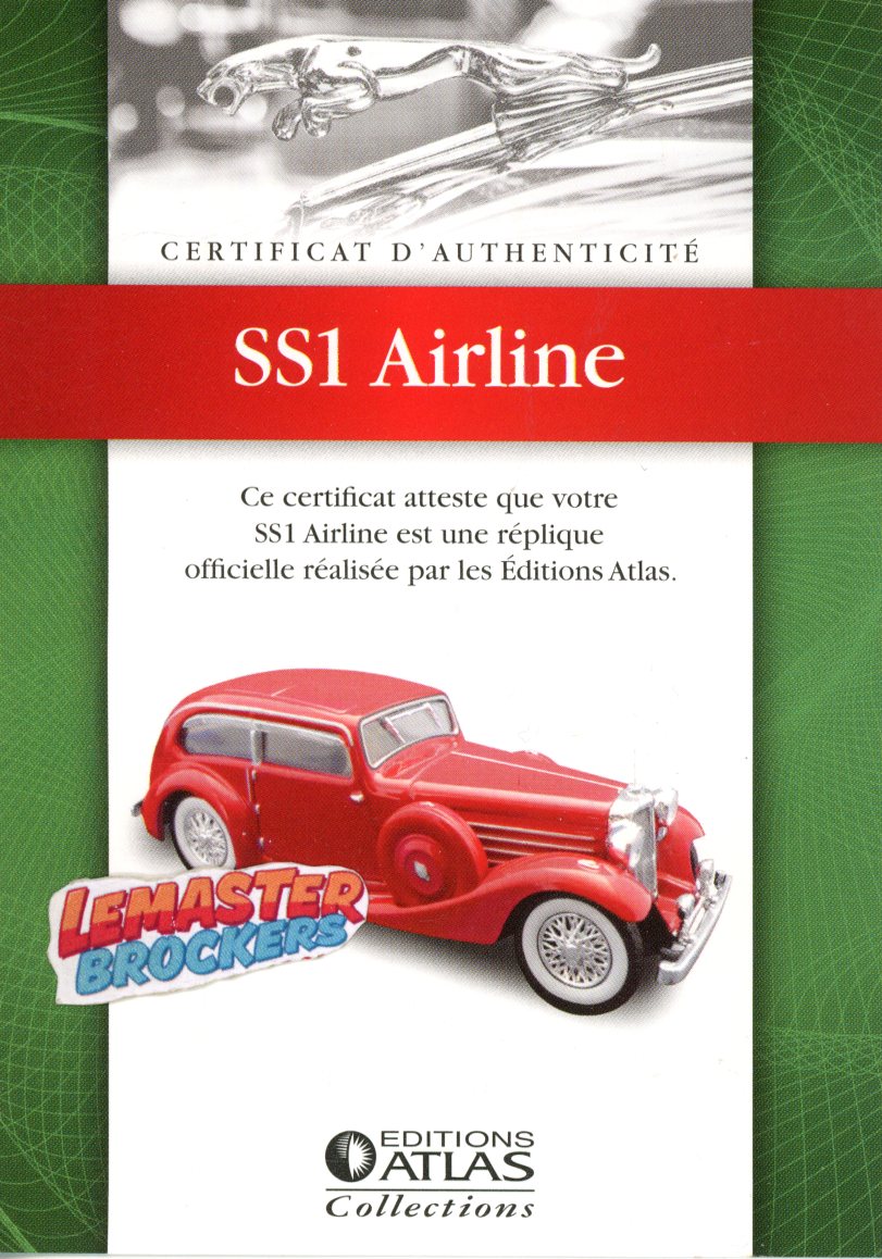 JAGUAR SS1 AIRLINE