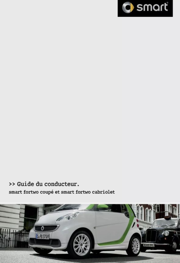 MANUEL SMART FORTWO CITY COUPE CABRIOLET ET BRABUS