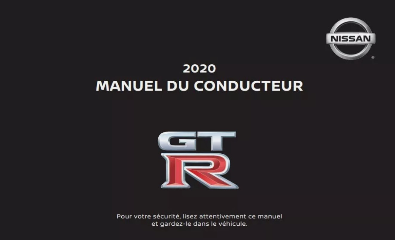 MANUEL DU CONDUCTEUR NISSAN GTR