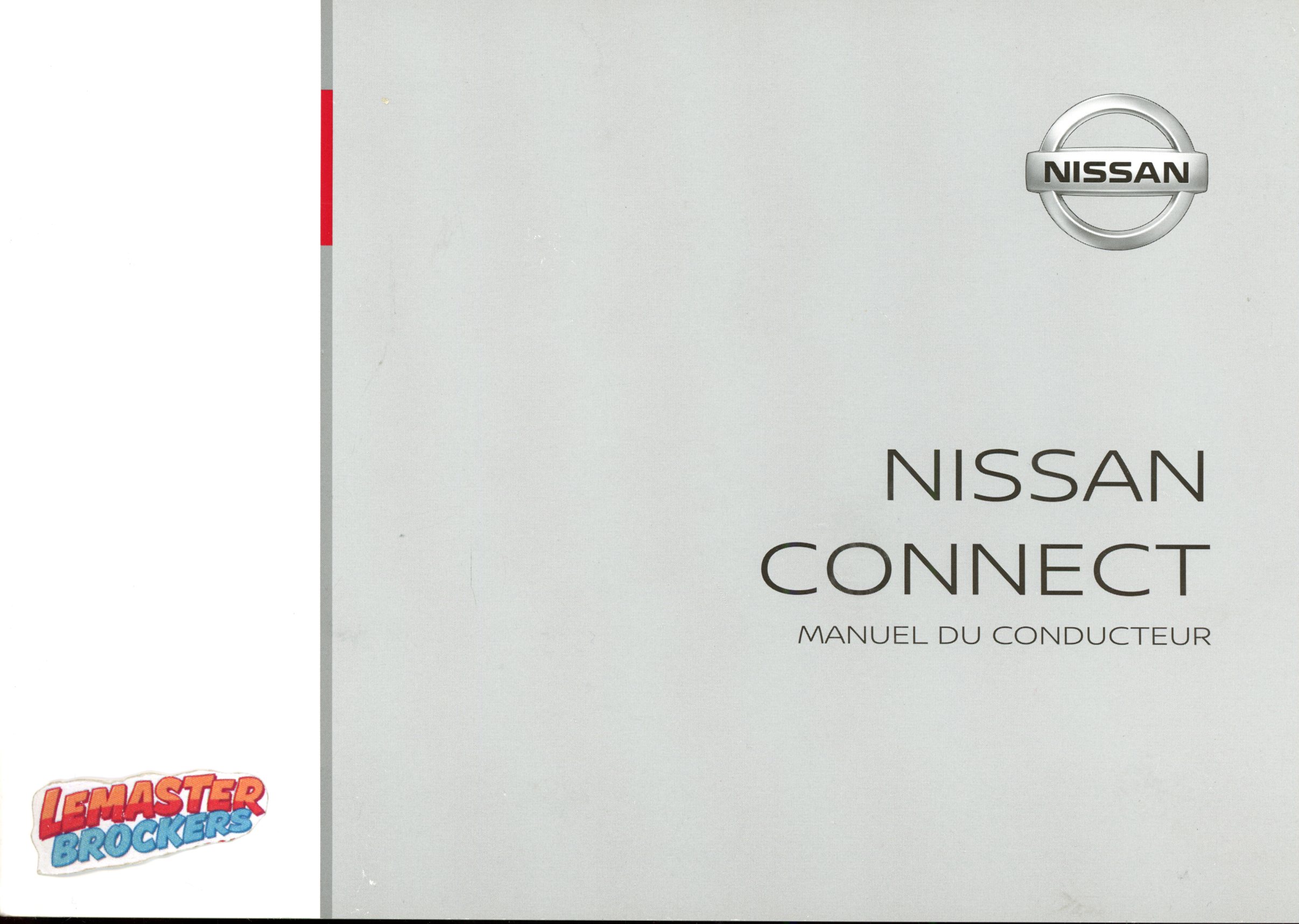 MANUEL DU CONDUCTEUR NISSAN CONNECT