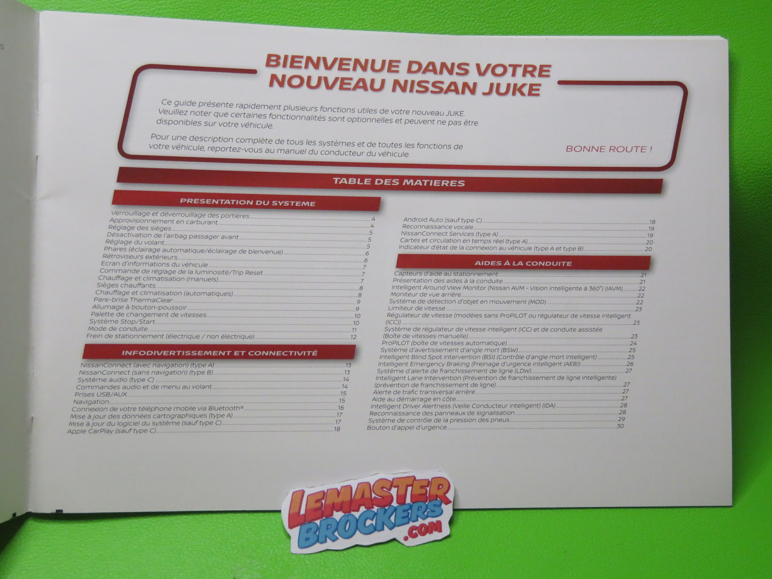 GUIDE NISSAN JUKE