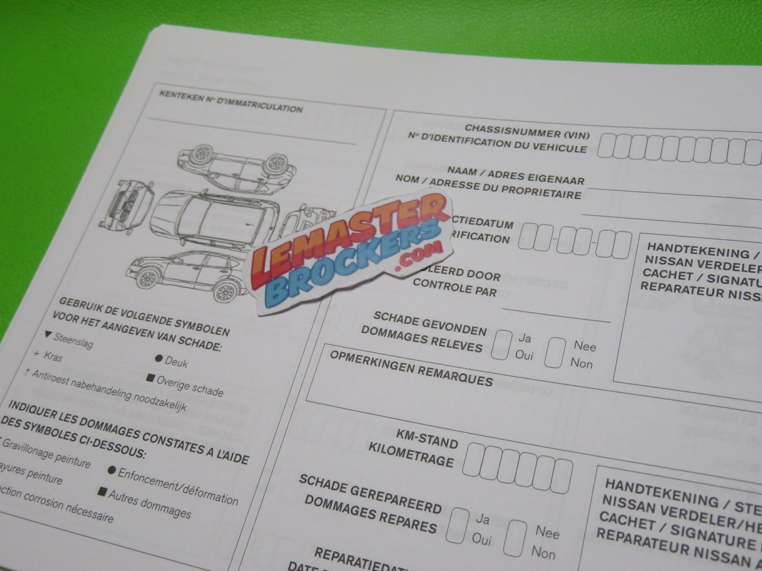 SUIVI DENTRETIEN NISSAN ET CARNET DE GARANTI ORIGINAL NISSAN