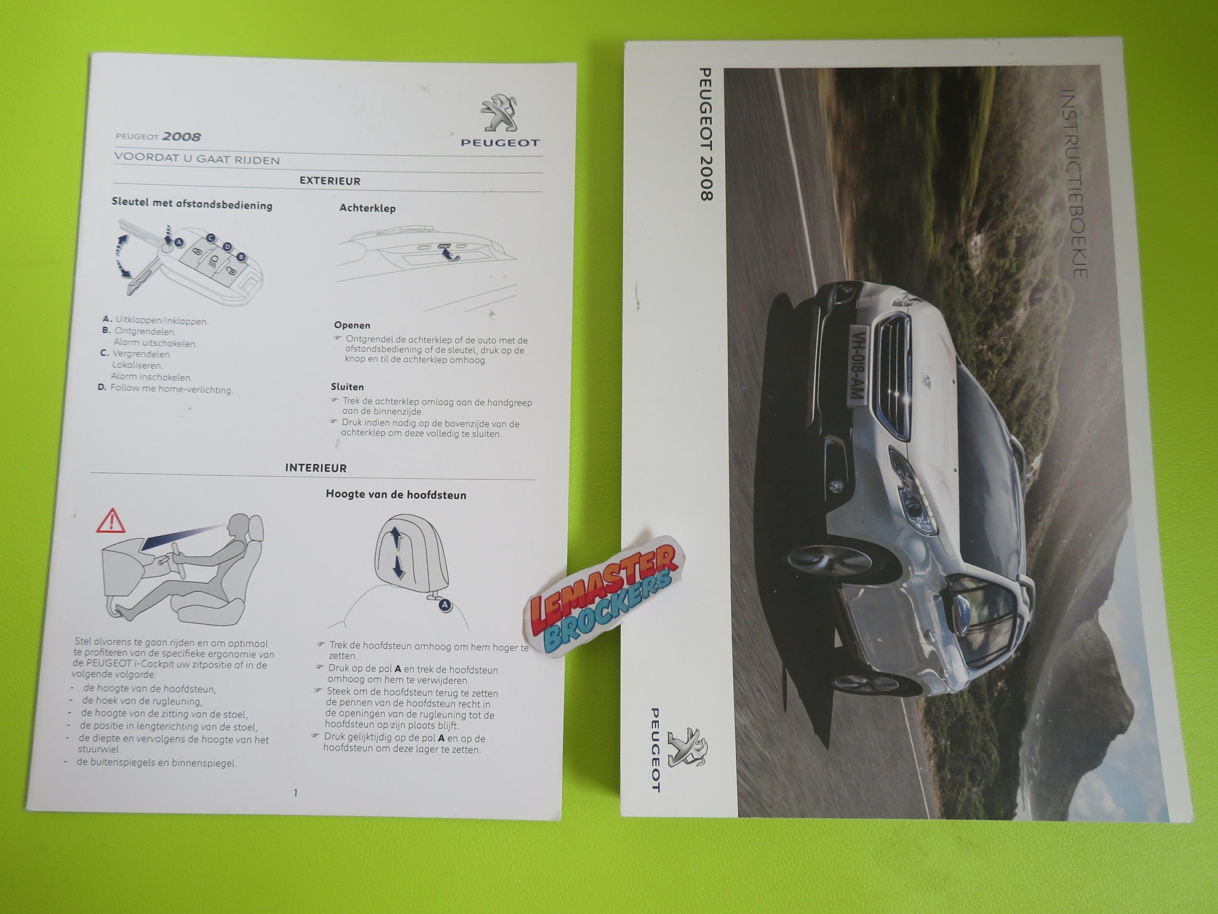 NOTICE PEUGEOT 2008 EN NEERLANDAIS