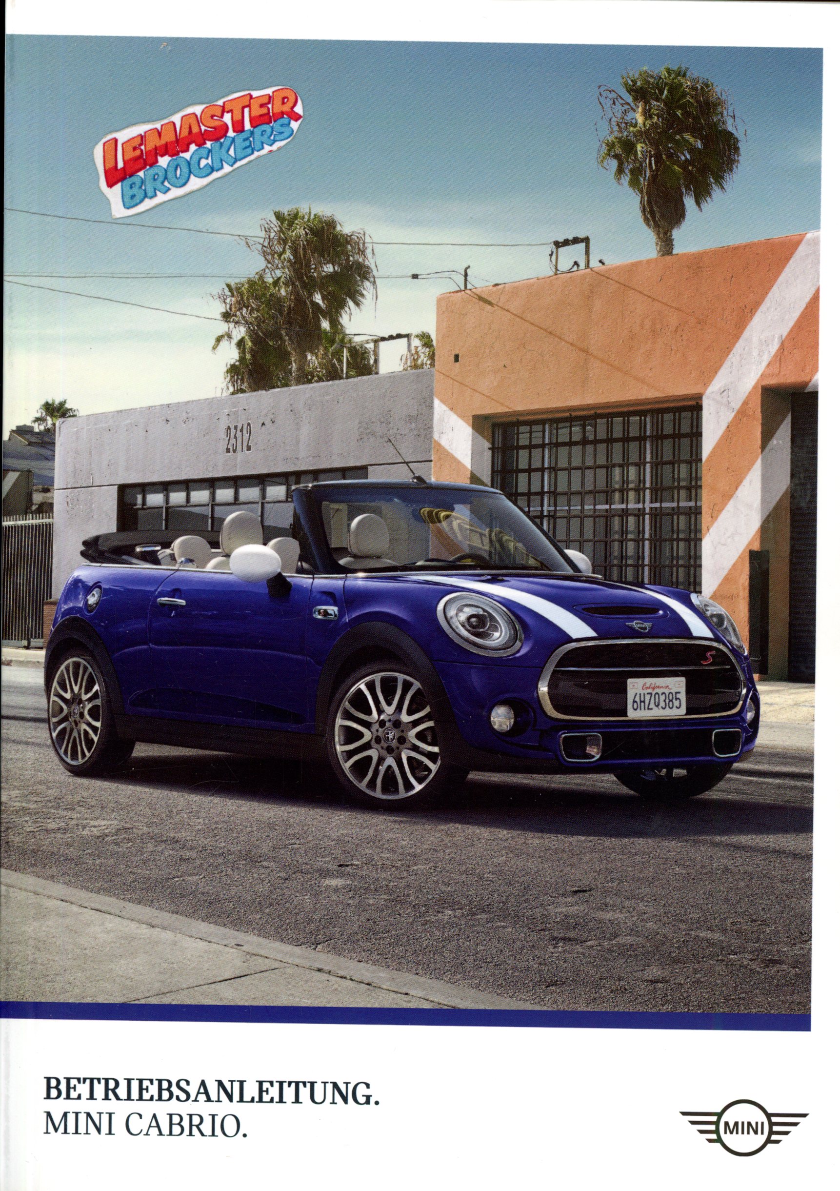 MANUEL NOTICE MINI CABRIOLET ORIGINAL EN ALLEMAND