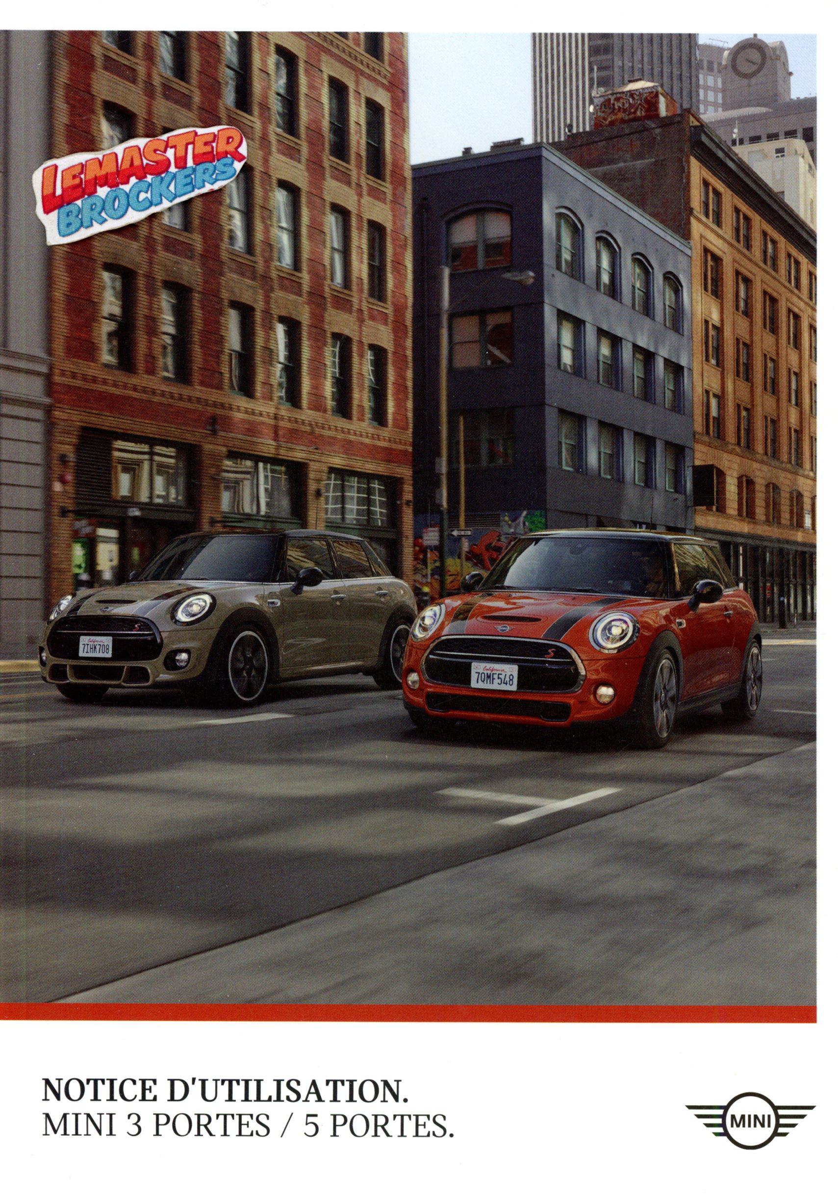MANUEL NOTICE ORIGINAL MINI 3 PORTES ET 5 PORTES