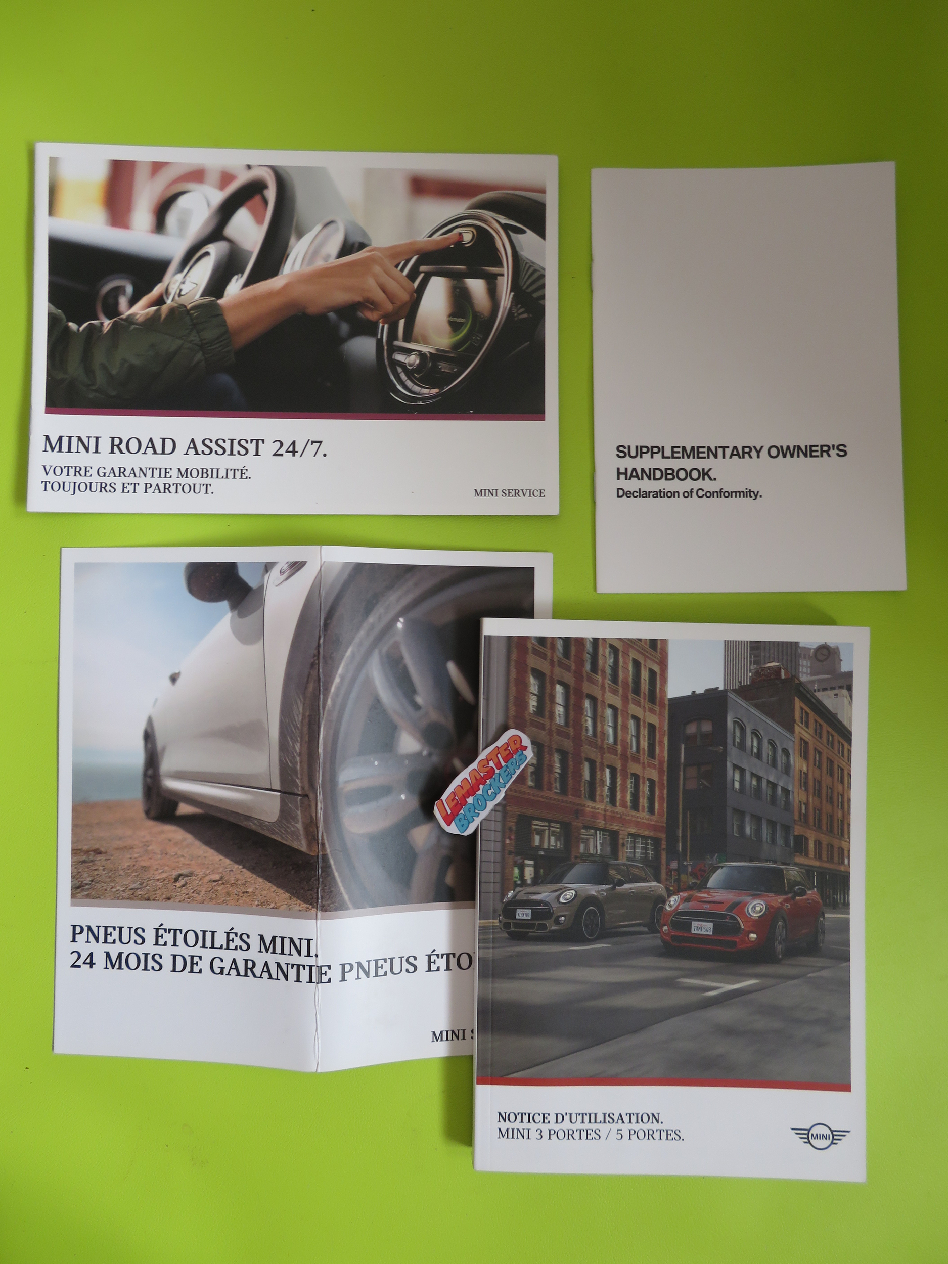 MANUEL NOTICE ORIGINAL MINI 3 PORTES ET 5 PORTES