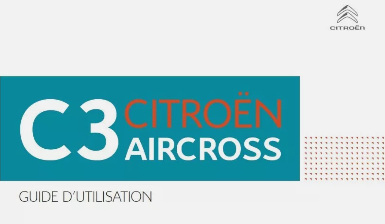 GUIDE CITROEN C4 AIRCROSS 2017