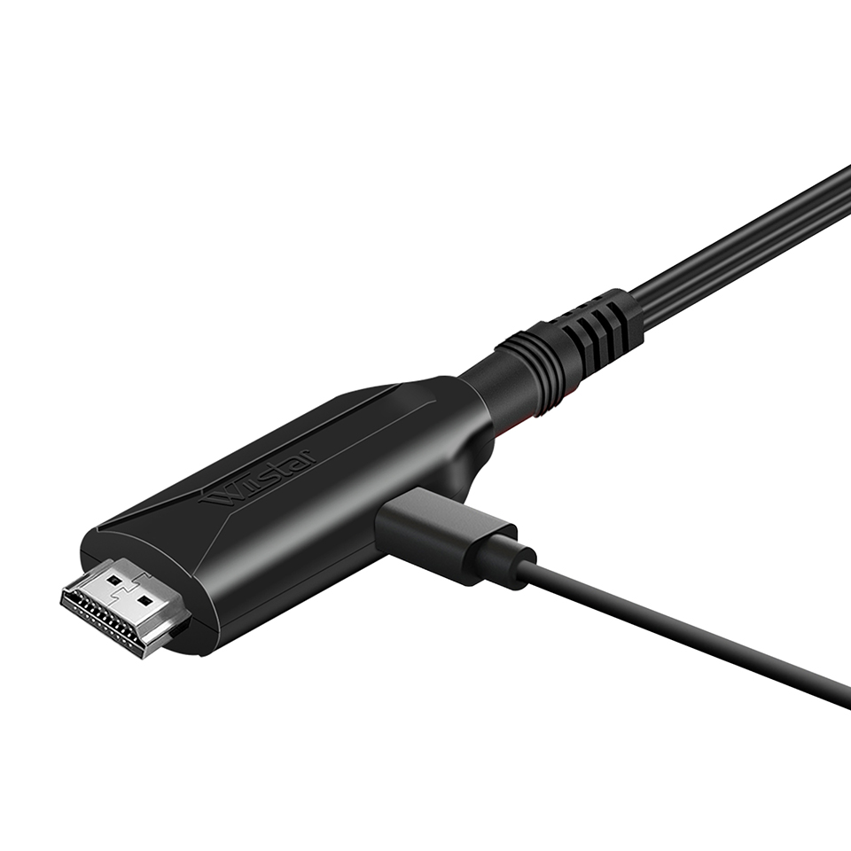 ADAPTATEUR CONVERTISSEUR HDMI VERS PERITEL POUR TV CRT VHS