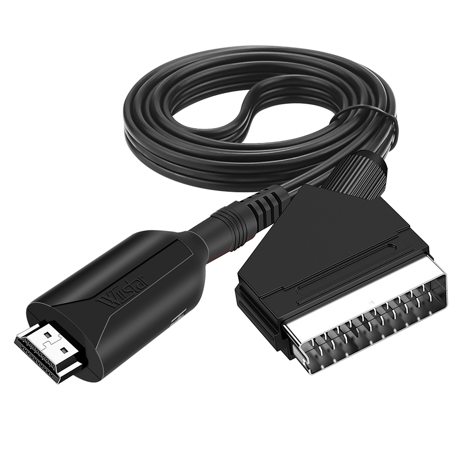 ADAPTATEUR CONVERTISSEUR HDMI VERS PERITEL POUR TV CRT VHS