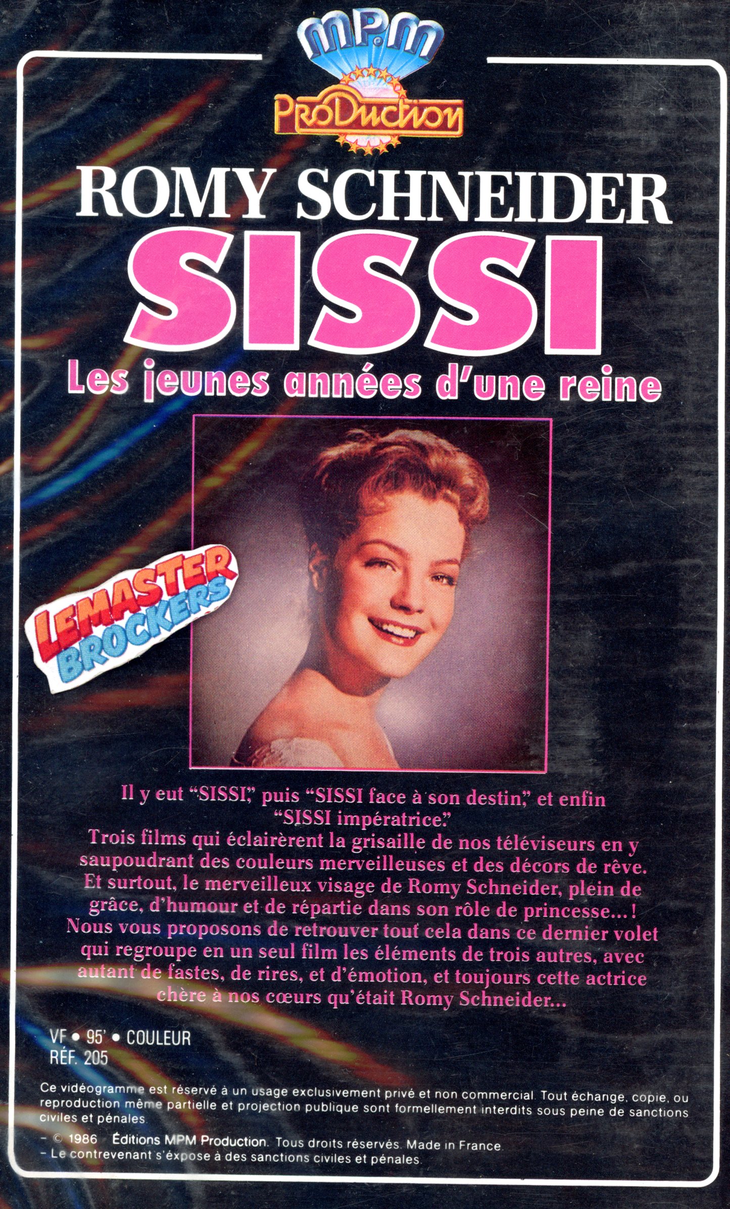 VHS SISSI - ROMY SCHNEIDER 1986 VF