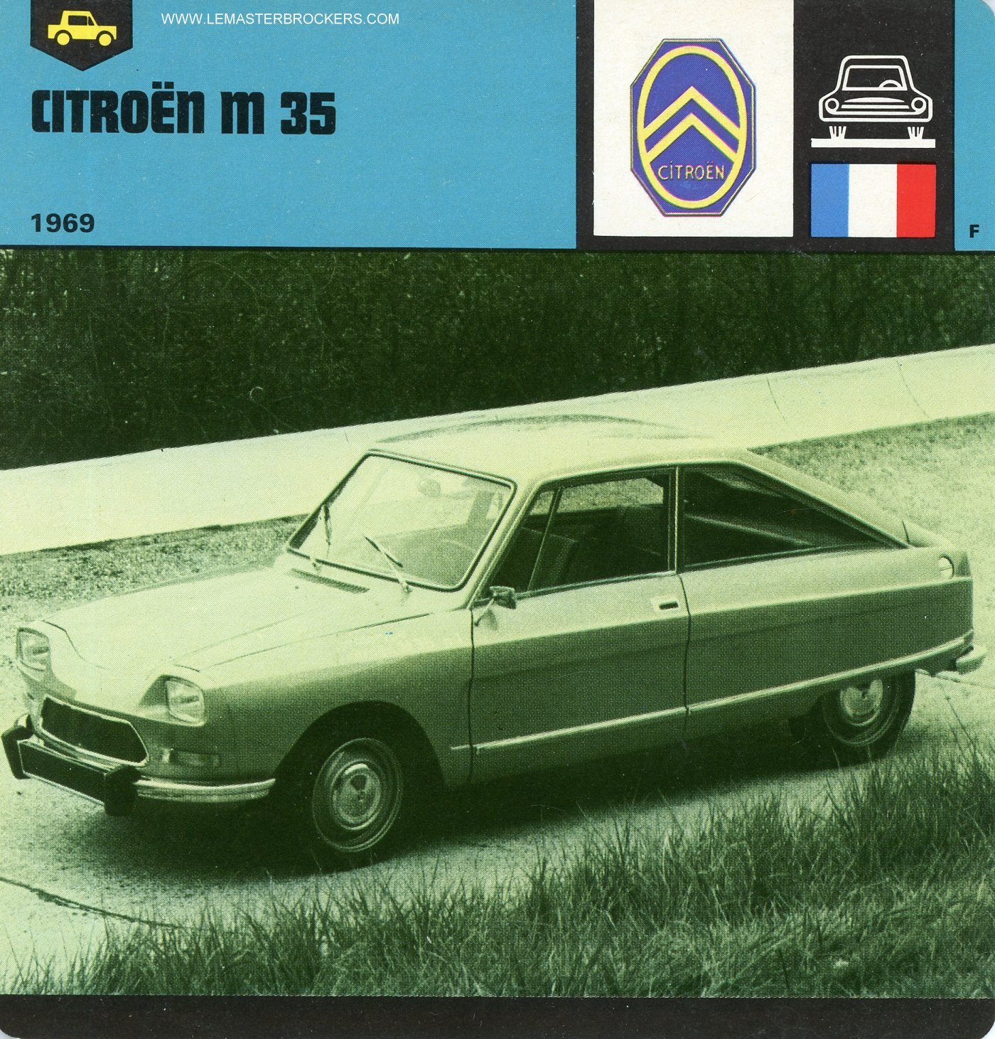 FICHE CITROËN M35 1969