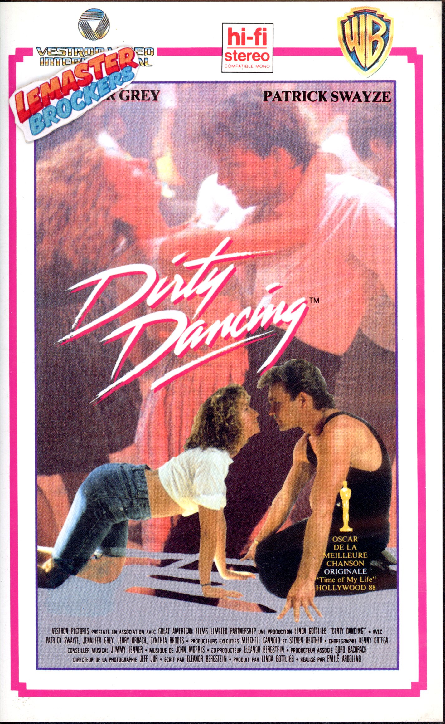 VHS DIRTY DANCING | PATRICK SWAYZE VF 1989