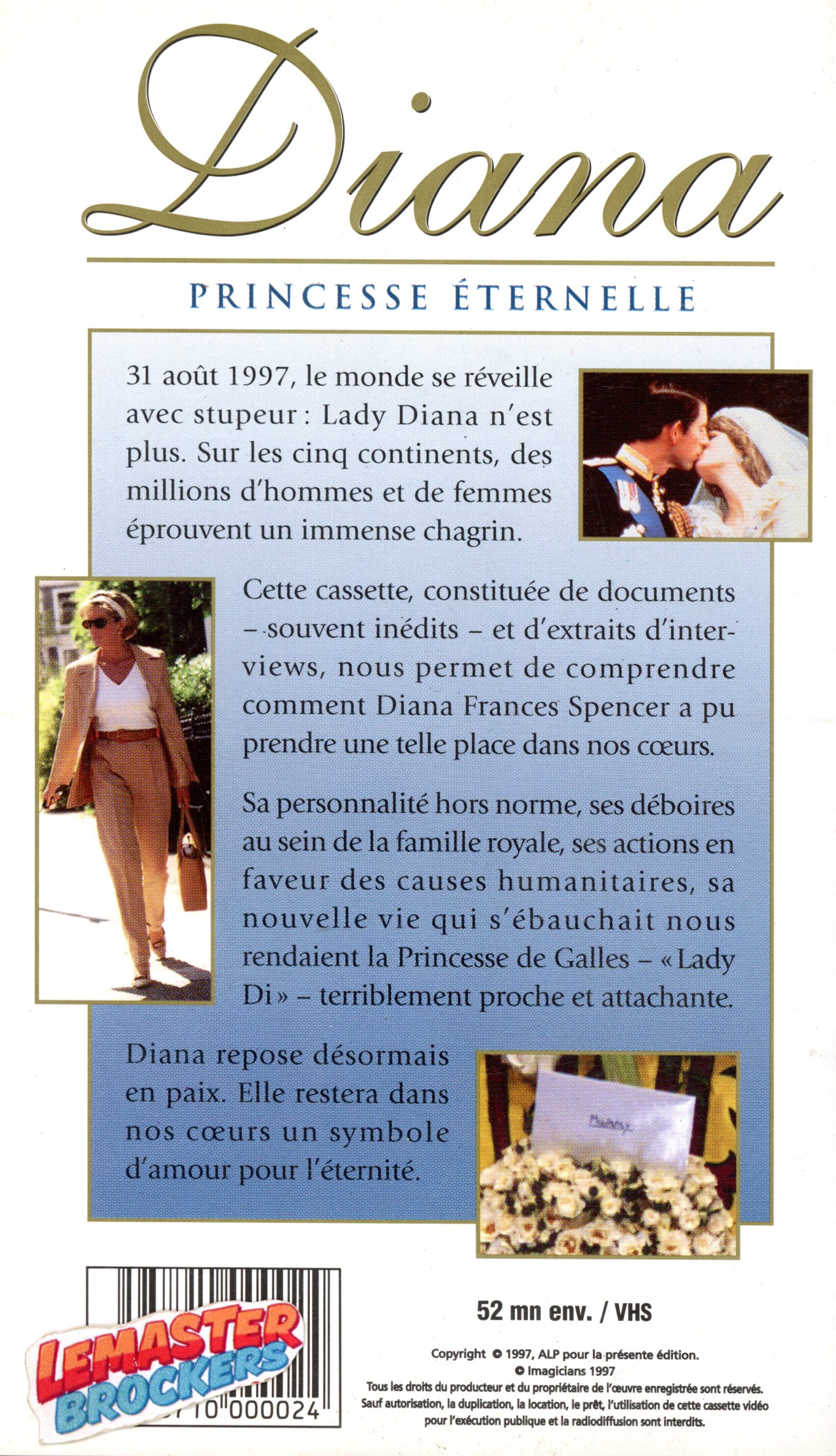 VHS DIANA PRINCESSE - 3588710000024