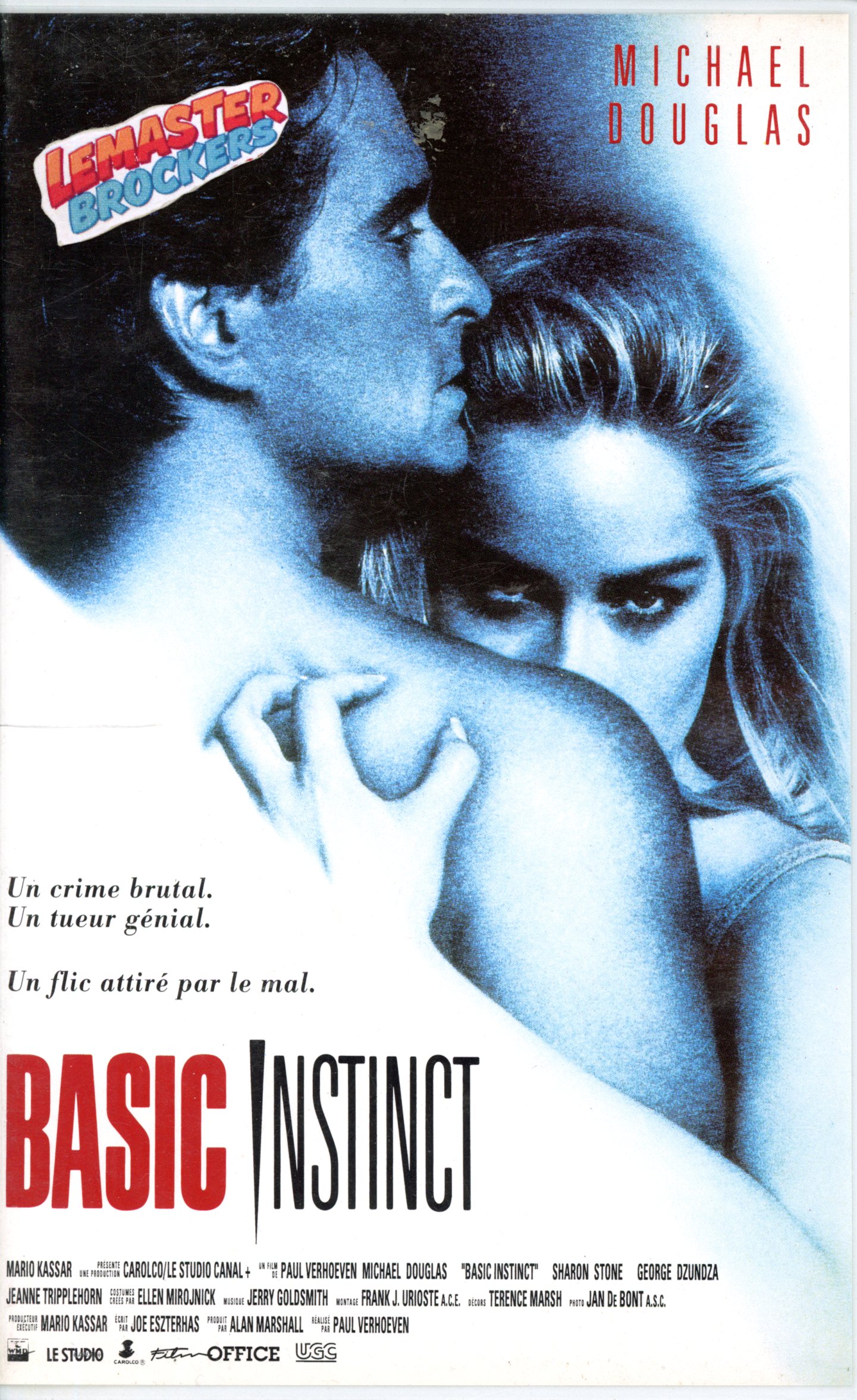 VHS BASIC INSTINCT - MICHEL DOUGLAS VF ED. 1993