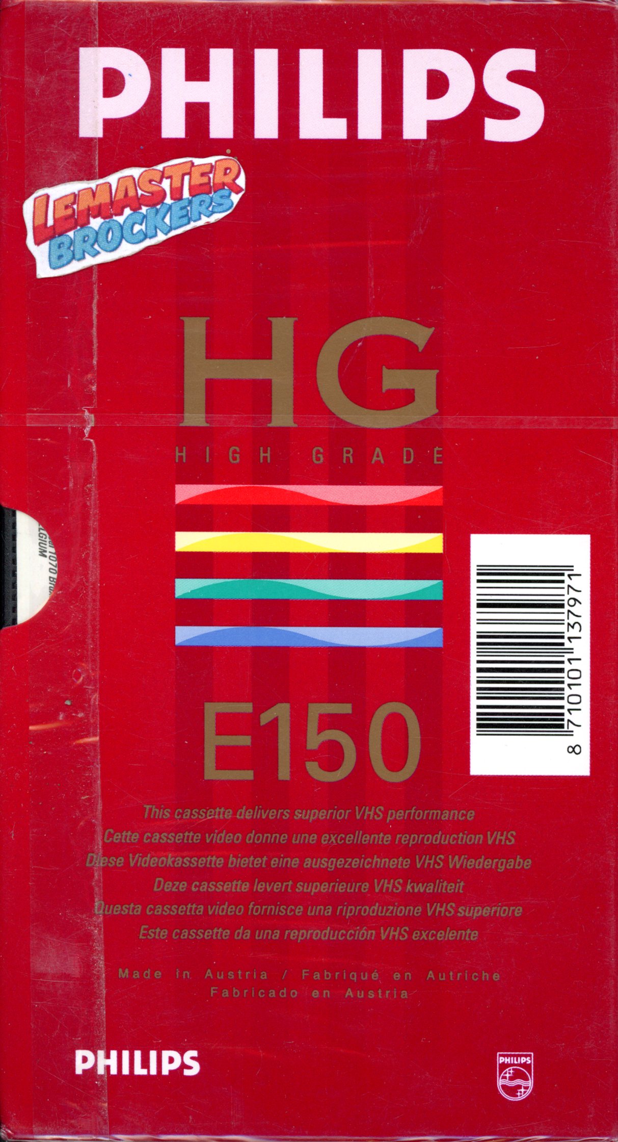 VHS PHILIPS E150 HG 8710101137971