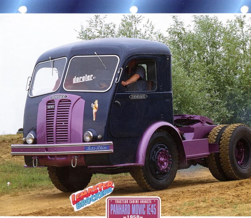 FICHE COLLECTION PANHARD MOVIC IE45 1950