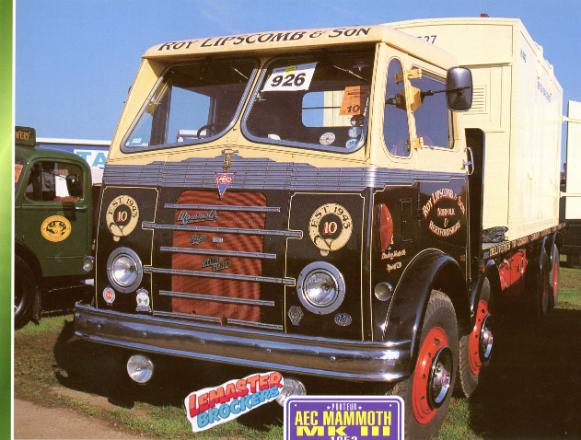 FICHE COLLECTION AEC MAMMOTH MK3 1953
