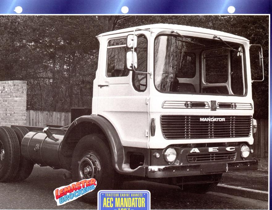 FICHE COLLECTION AEC MANDATOR 1967