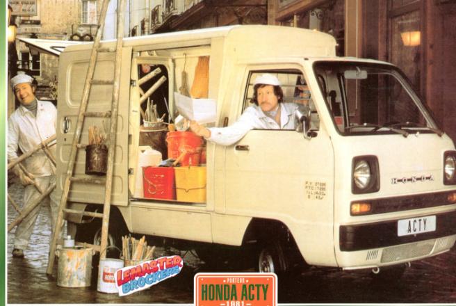 FICHE COLLECTION HONDA ACTY 1981