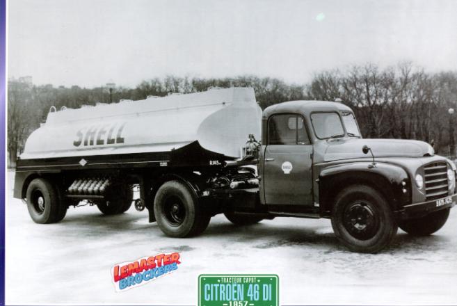 FICHE COLLECTION CITROEN 46 DI 1957