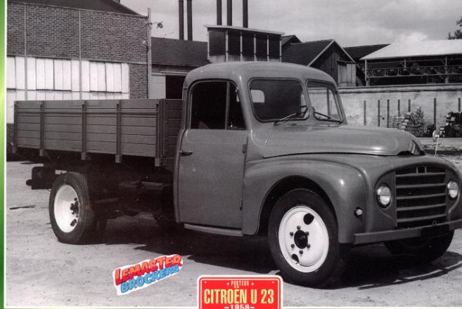 FICHE COLLECTION CITROEN U23 1958