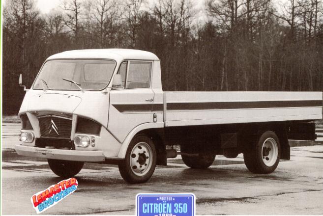 FICHE COLLECTION CITROEN 350 1966