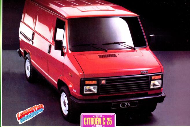 FICHE COLLECTION CITROEN C25 1990