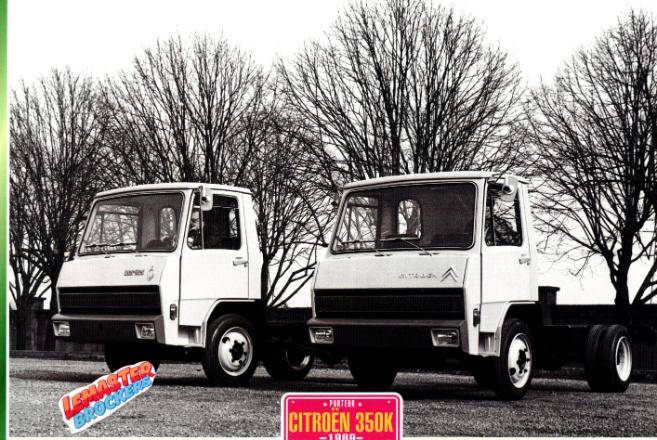 FICHE COLLECTION CITROEN 350K 1969