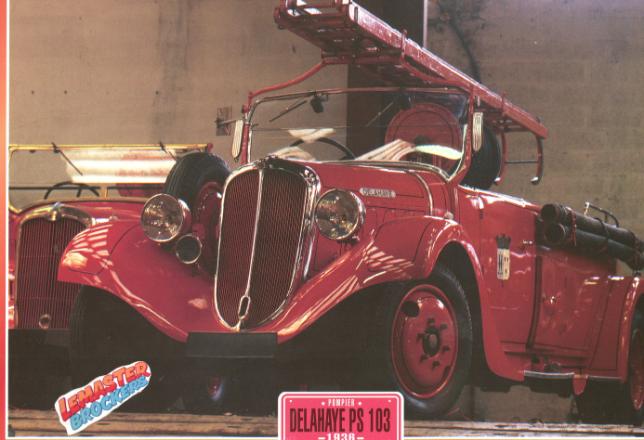 FICHE COLLECTION POMPIER DELAHAYE PS 103 1936