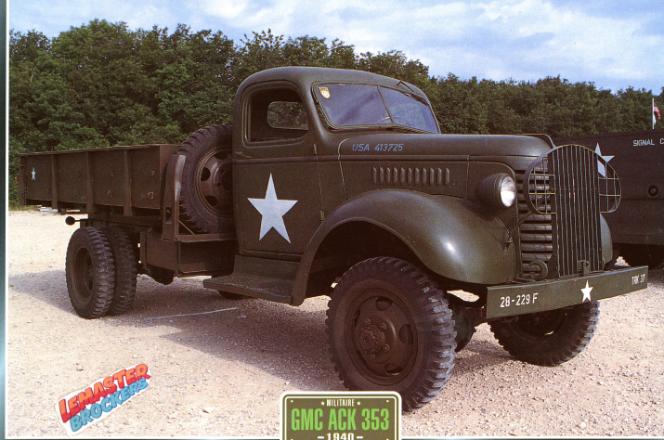 FRANCE JOUET FJ, camion GMC militaire radar et ses soldats