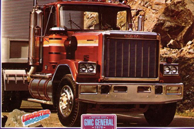 TRACTEUR CAPOT GMC GENERAL 1979