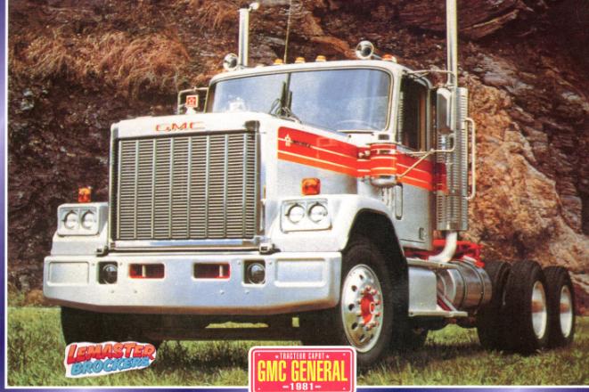 TRACTEUR CAPOT GMC GENERAL 1981