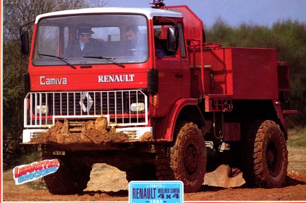 POMPIER RENAULT MIDLINER CAMIVA 4X4 1984