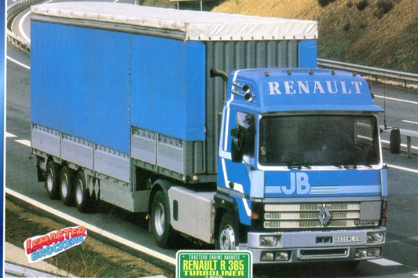 RENAULT R365 TURBOLINER 1988