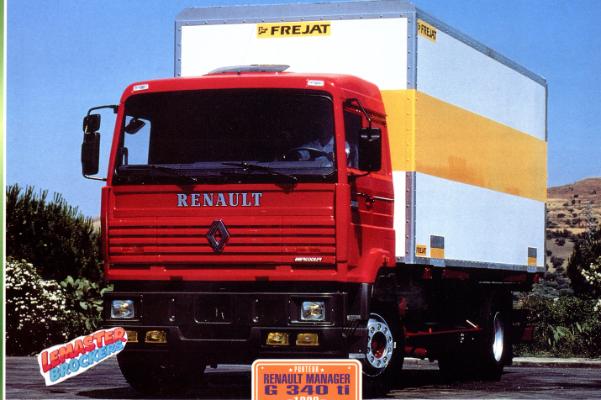 FICHE COLLECTION RENAULT MANAGER G340 TI 1990