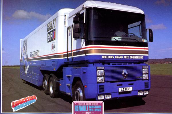 FICHE RENAULT MAGNUM WILLIAMS 1994