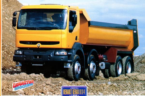 FICHE RENAULT KERAX 8X4 1999
