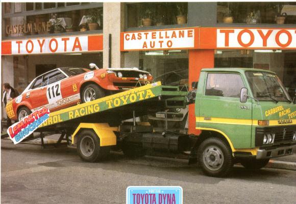 FICHE TOYOTA DYNA 1979 PORTE-CELICA RALLYE