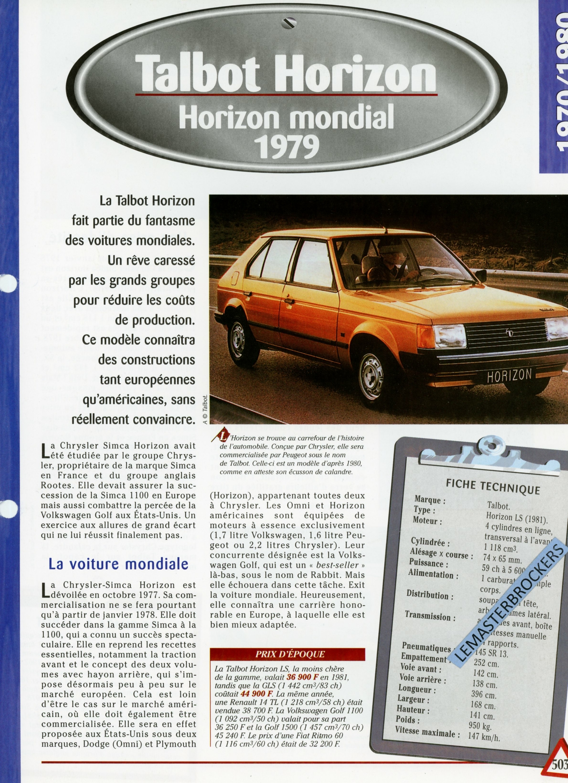 FICHE-TECHNIQUE-TALBOT-HORIZON-FICHE-AUTO-LEMASTERBROCKERS