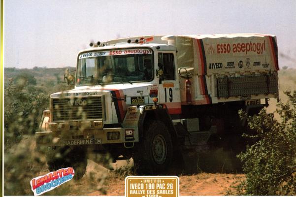 IVECO 190 PAC 26 RALLYE DES SABLES 1980